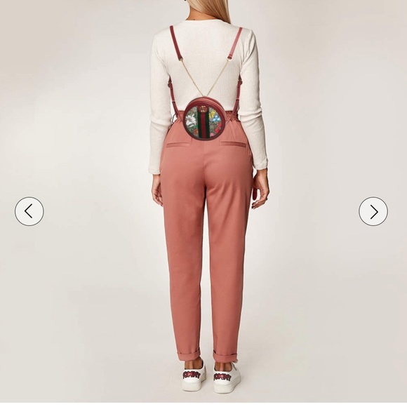 Authentic Gucci Red GG supreme Canvas and Leather Mini Floral Ophidia Backpack - Picture 2 of 12